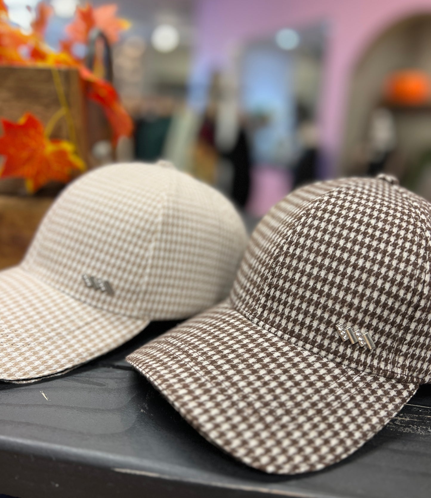 Houndstooth Cap
