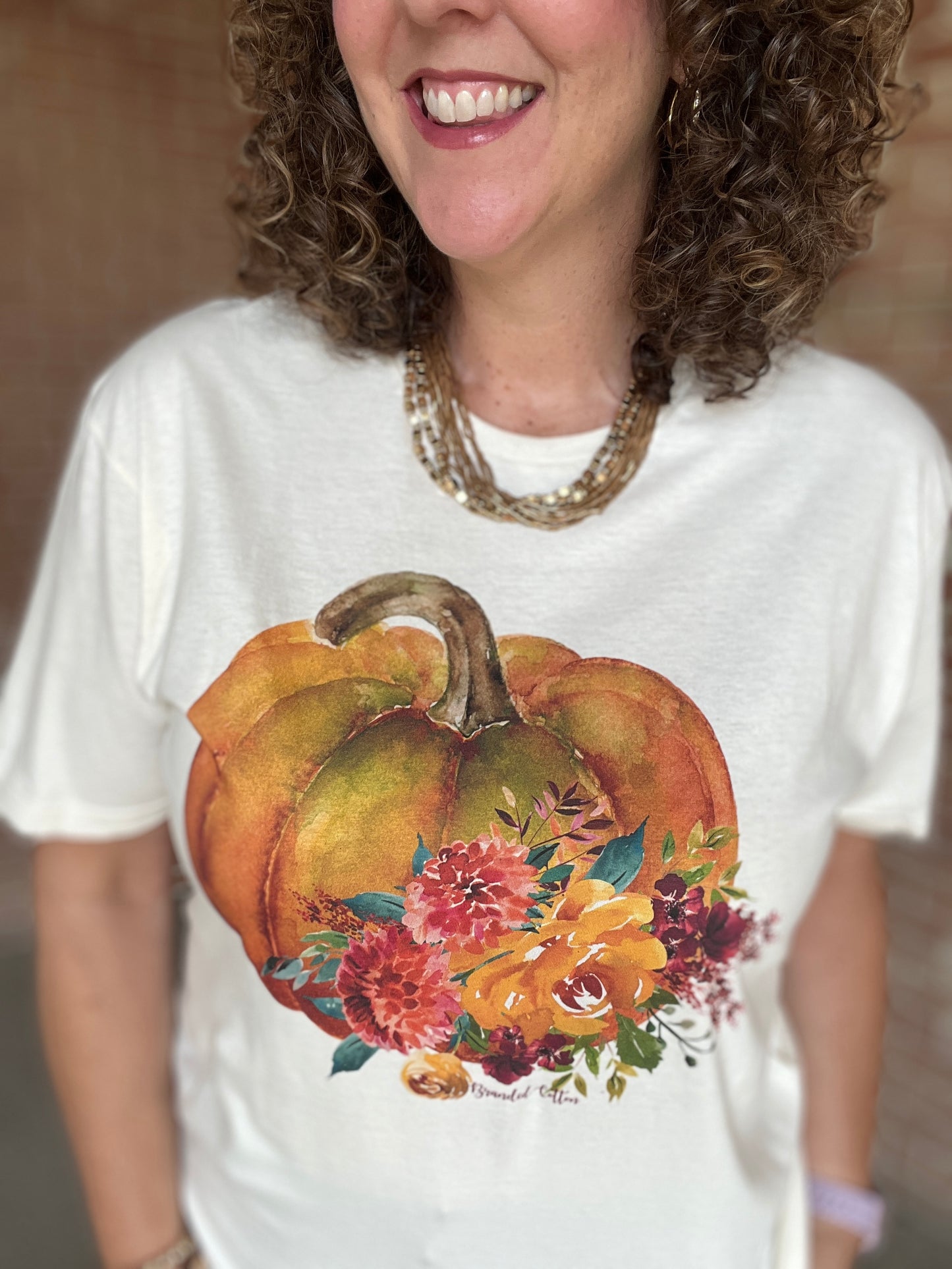 WATERCOLOR PUMPKIN Graphic Tee