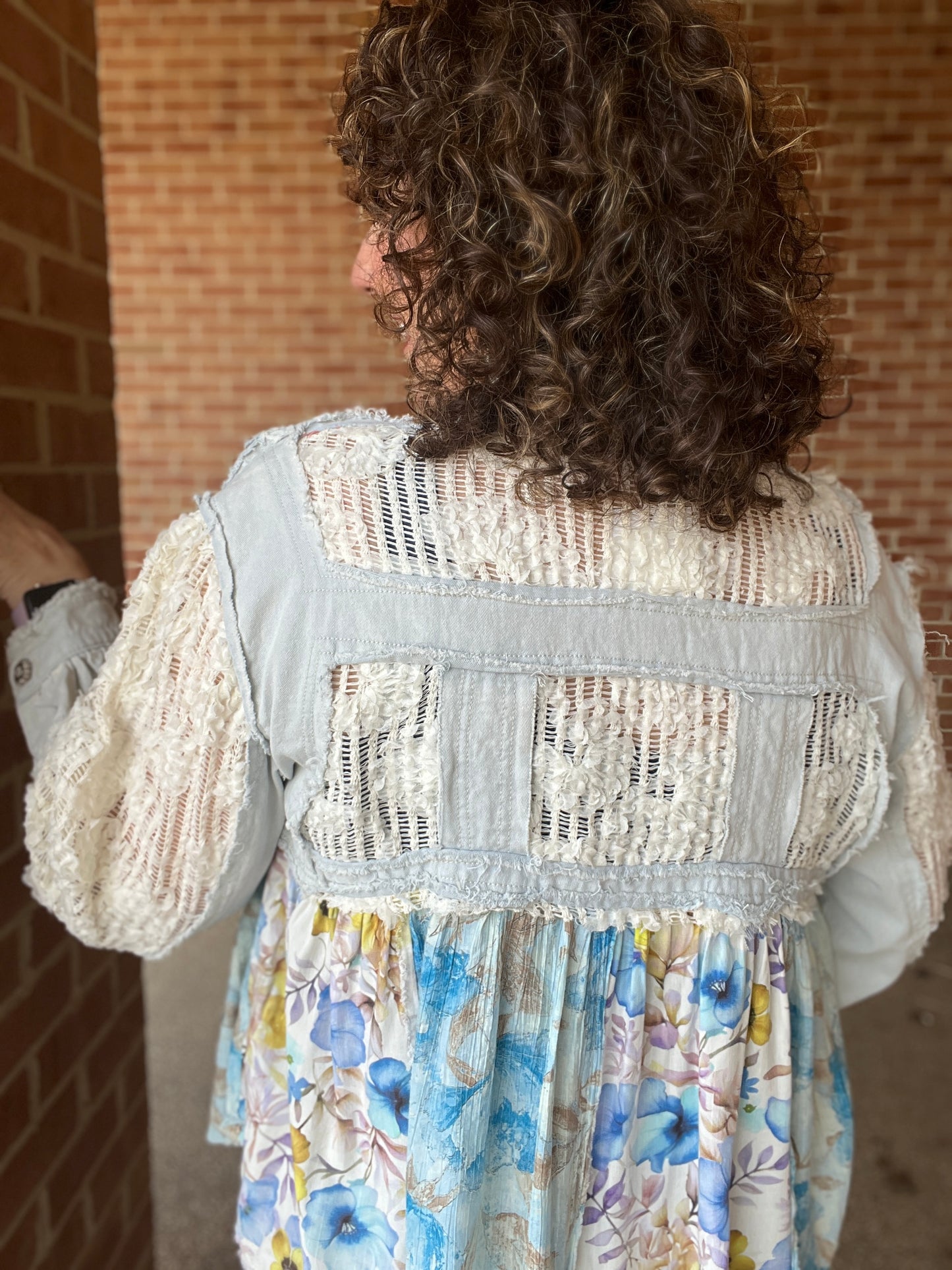 Button Down Babydoll Jacket