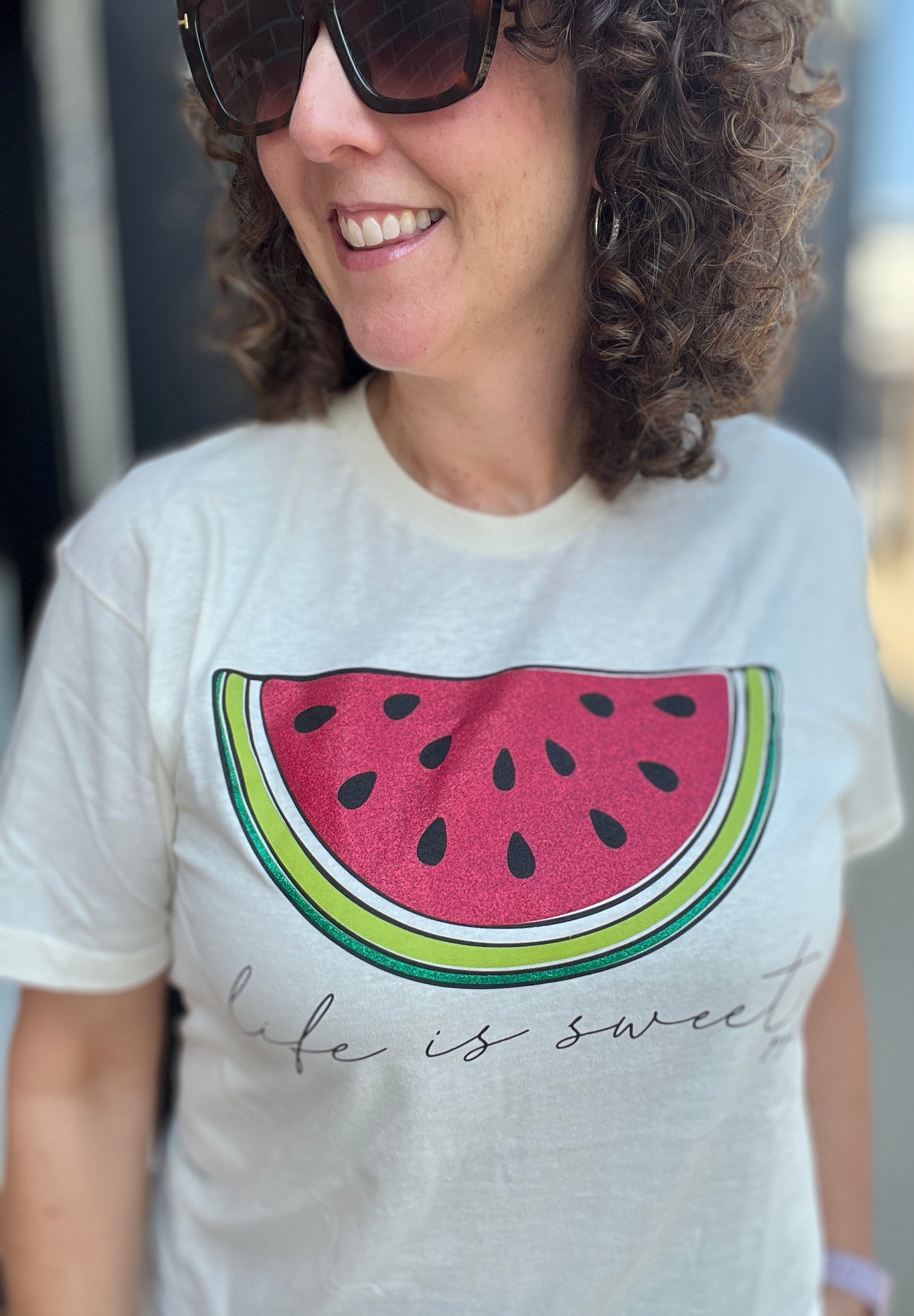 LIFE IS SWEET Graphic Tee