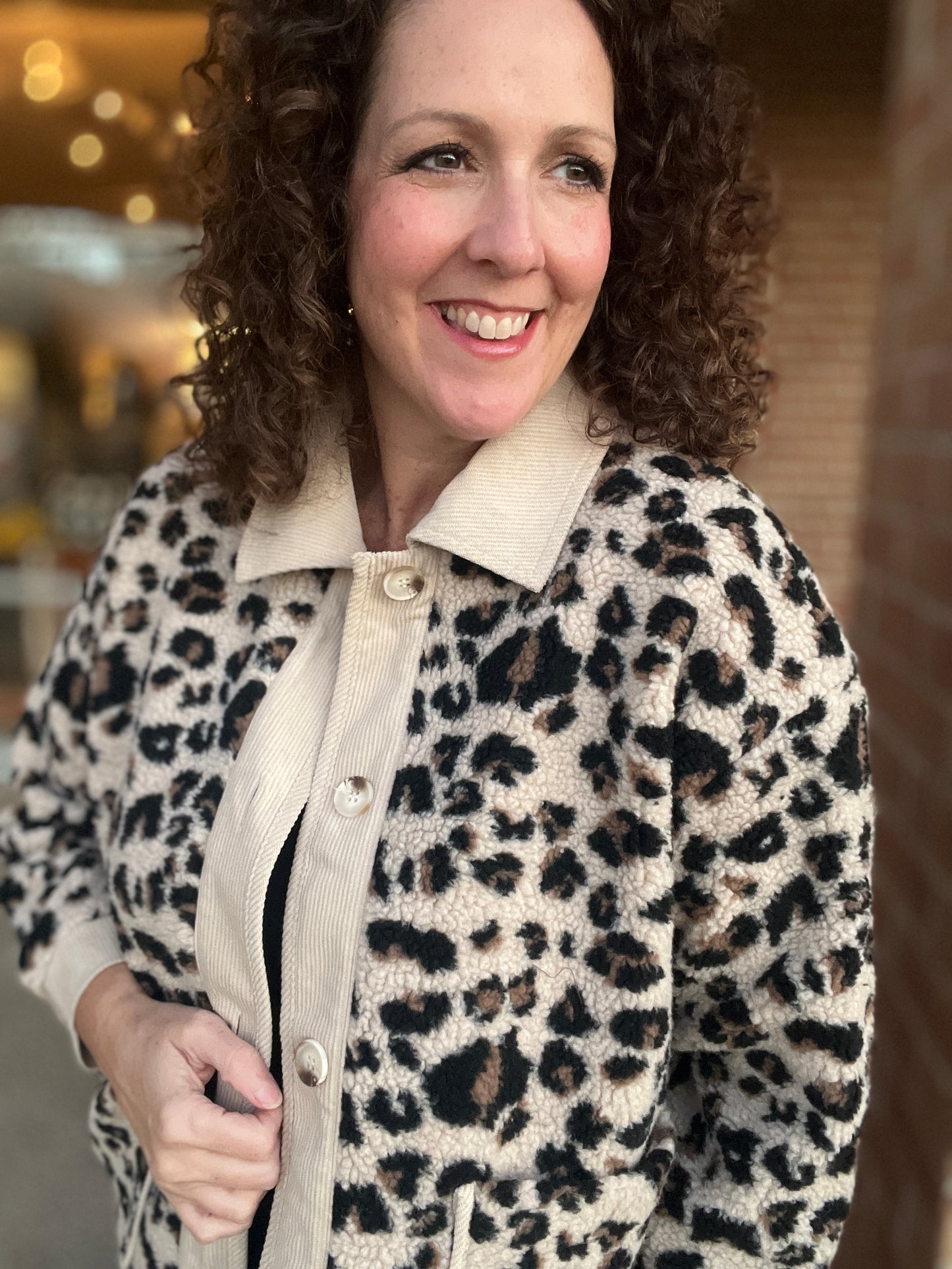 Leopard Sherpa Shacket