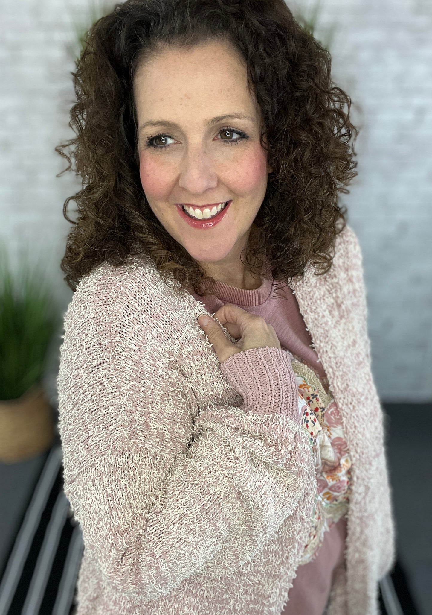 Fringe Detail Sweater Cardigan