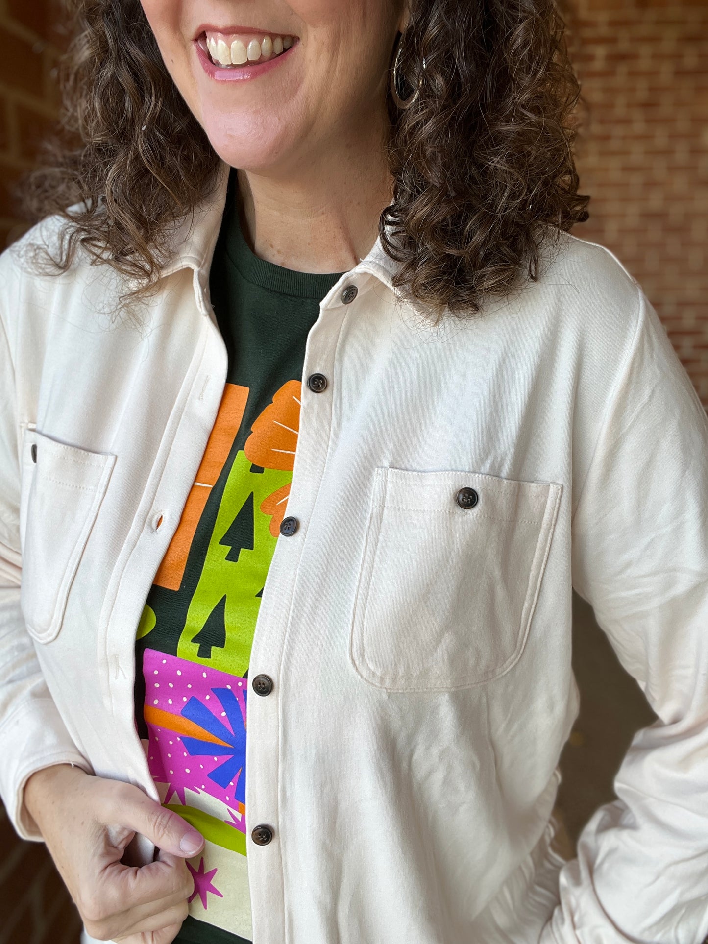 Ultra Soft Button Down Top