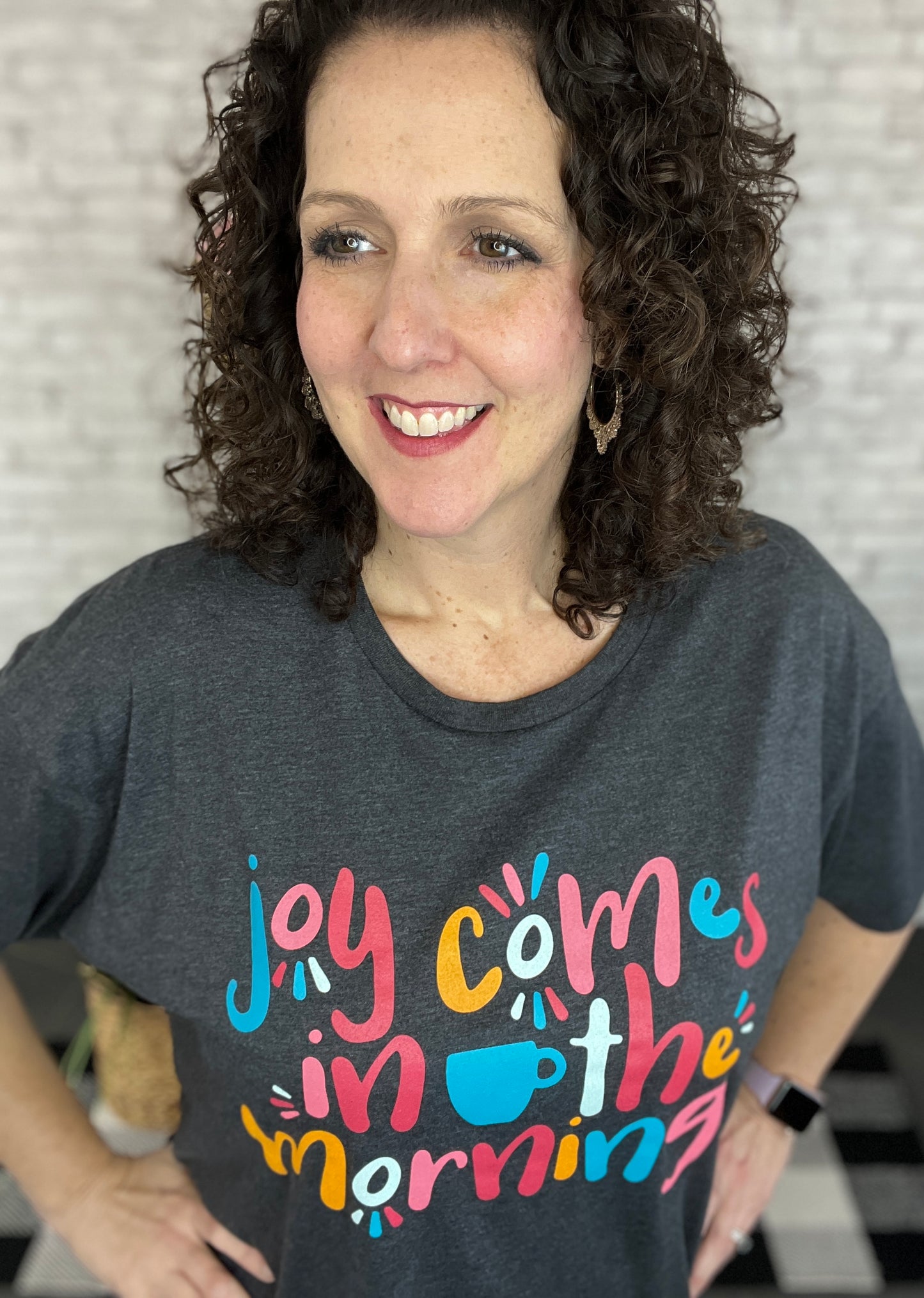 JOY COMES IN THE MORNING Nightshirt