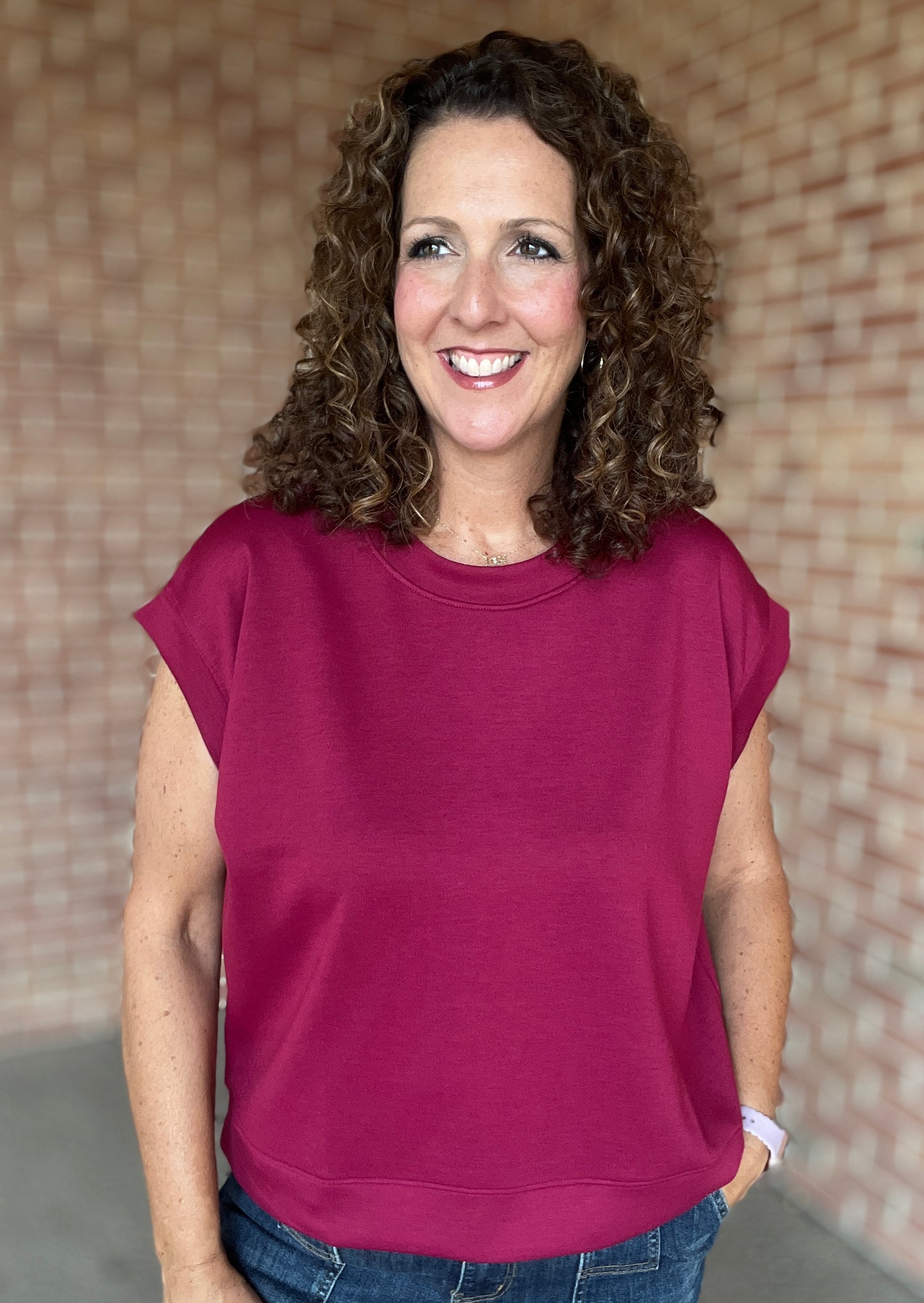 Short Sleeve Scuba Pullover