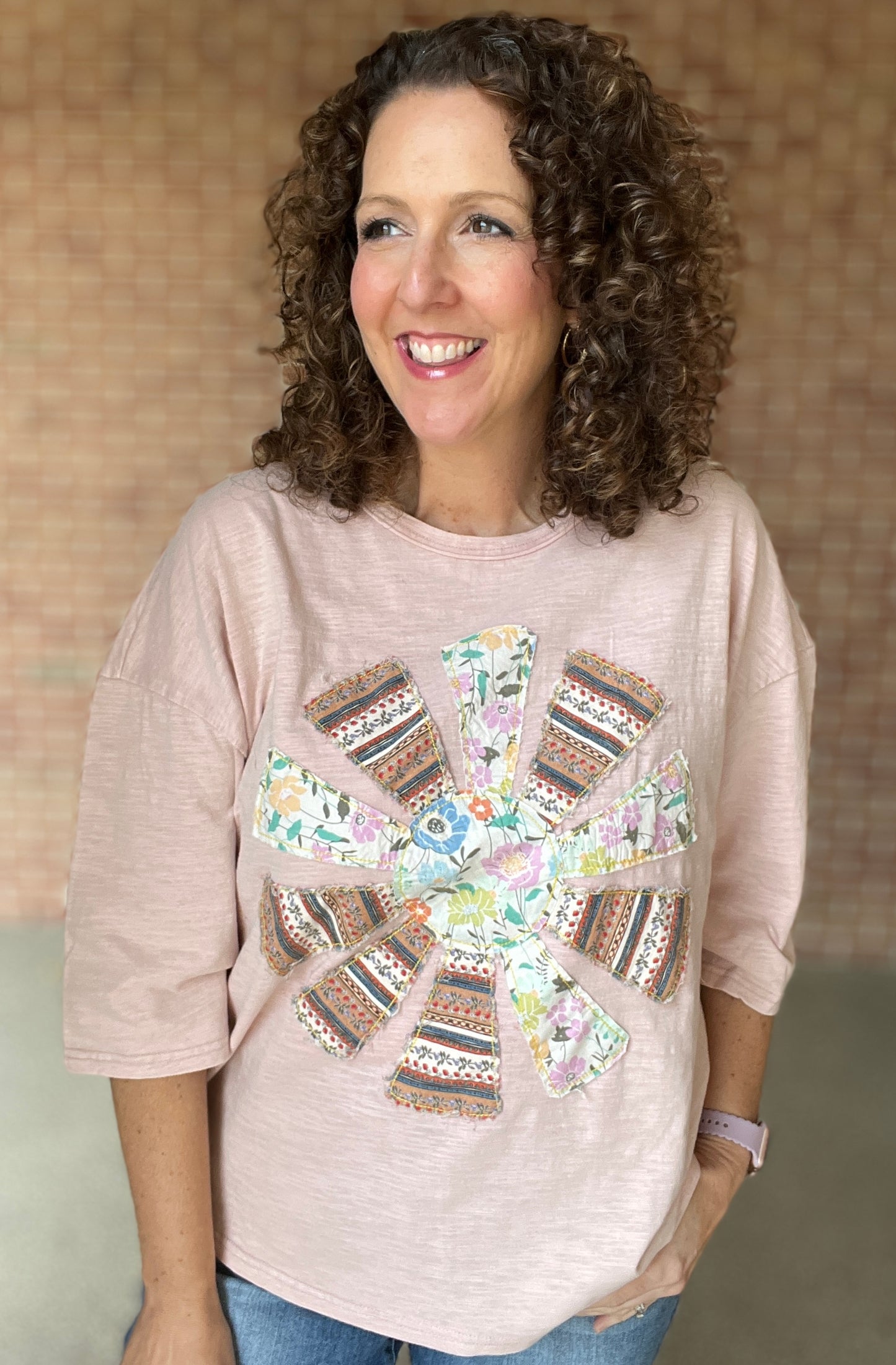 Dusty Flower Patch Top
