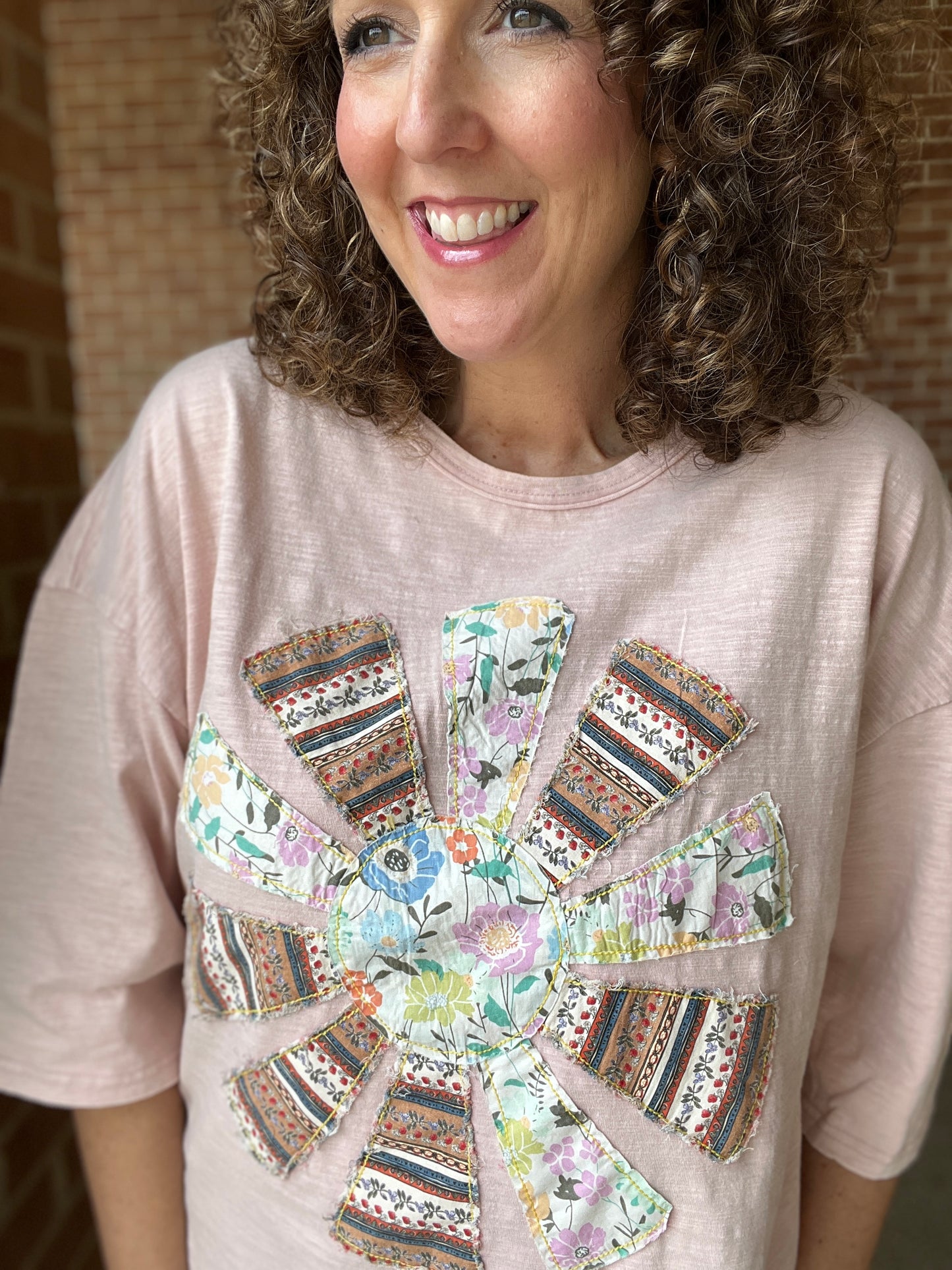 Dusty Flower Patch Top