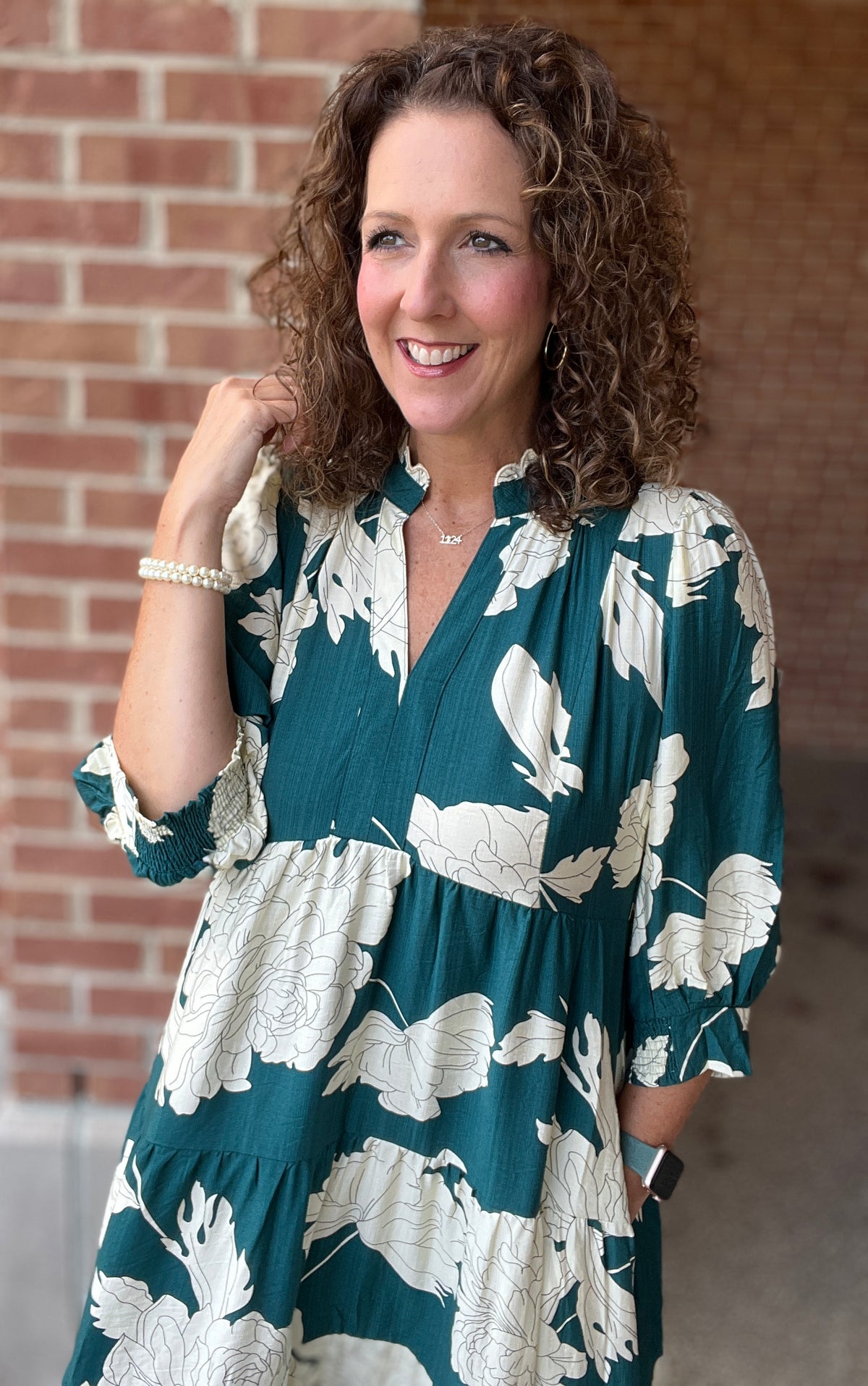 Floral Tiered Maxi Dress