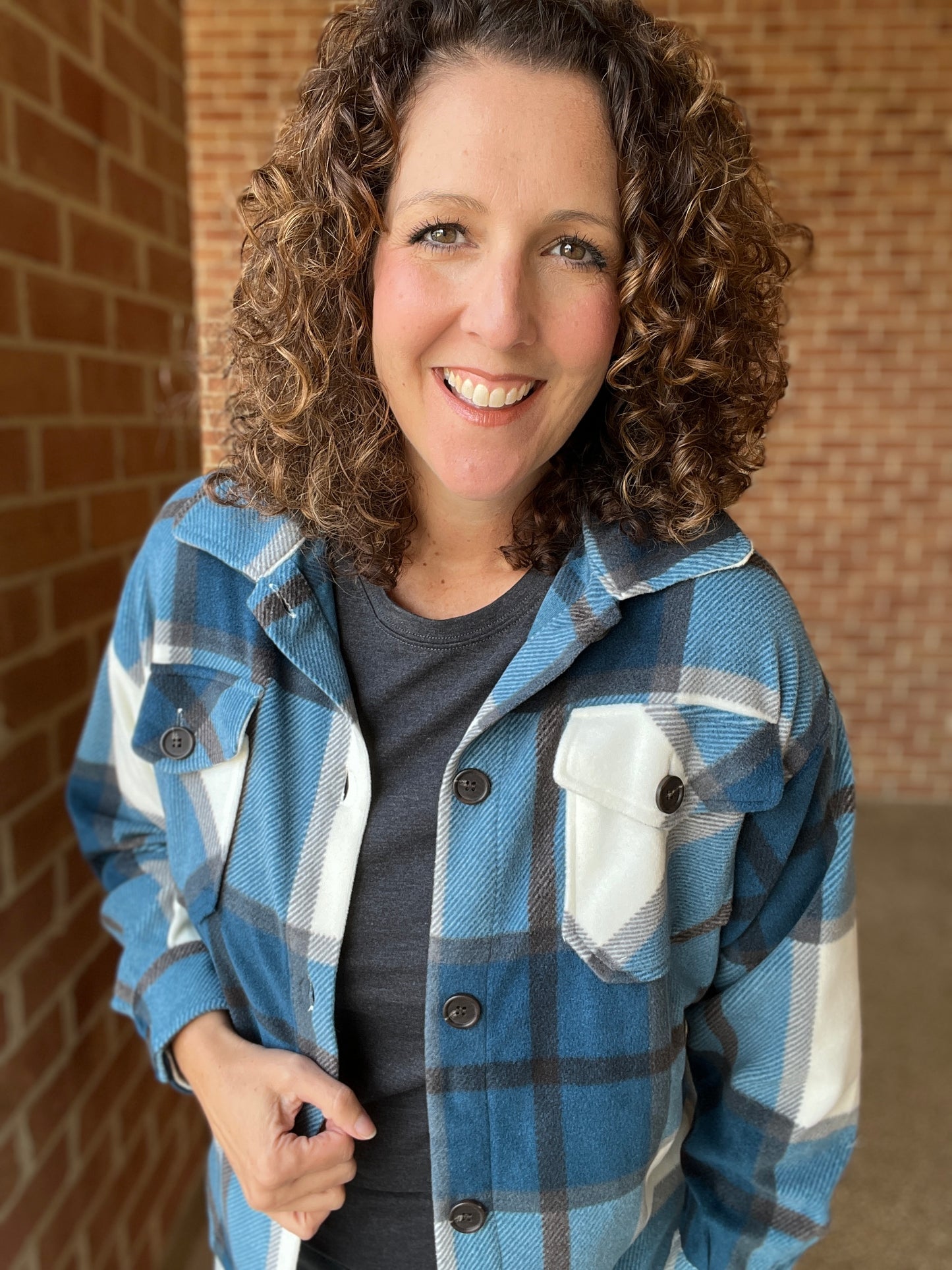 Cozy Plaid Fleece Shacket