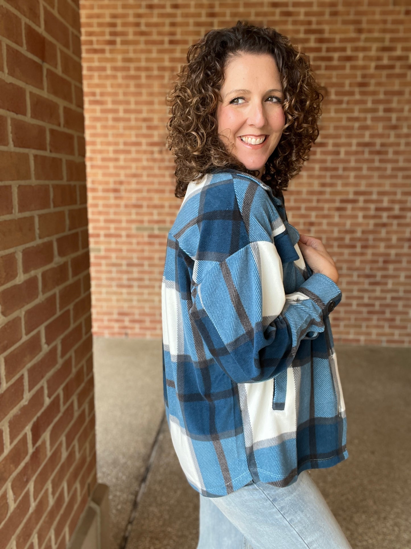 Cozy Plaid Fleece Shacket