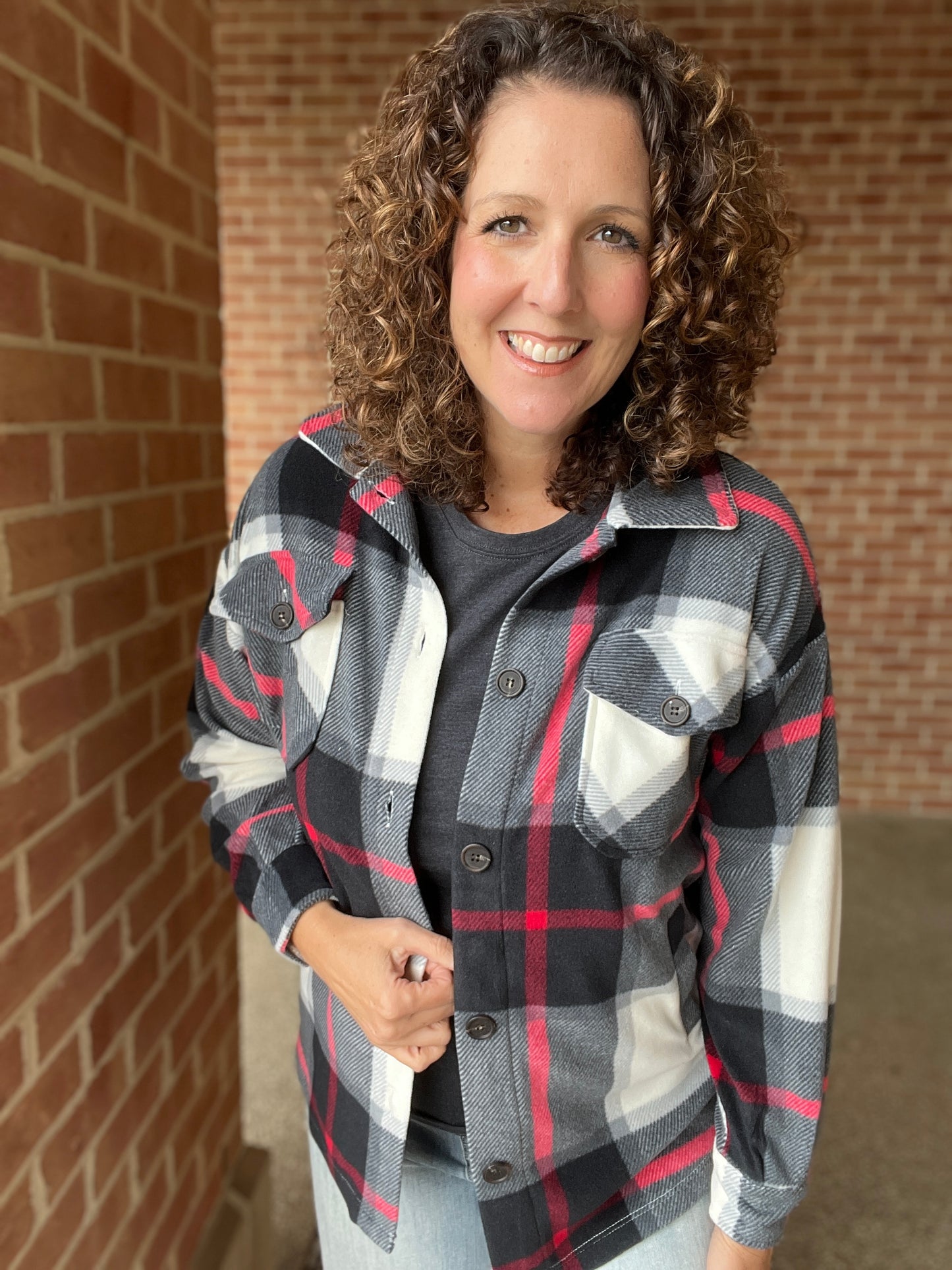 Cozy Plaid Fleece Shacket