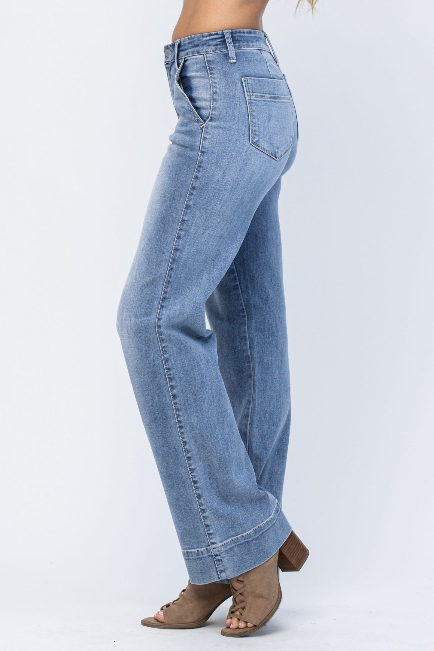 JUDY BLUE Wide Leg Jeans