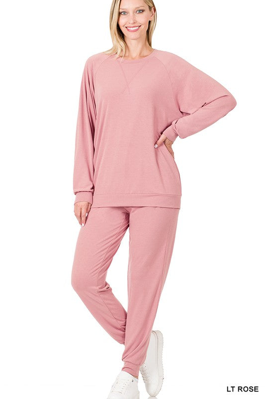 Raglan Pullover and Jogger Set