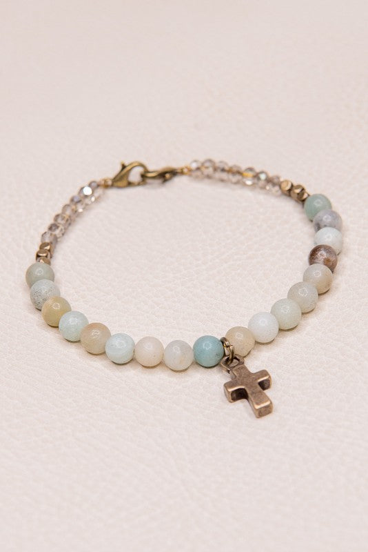 Stone and Crystal Necklace