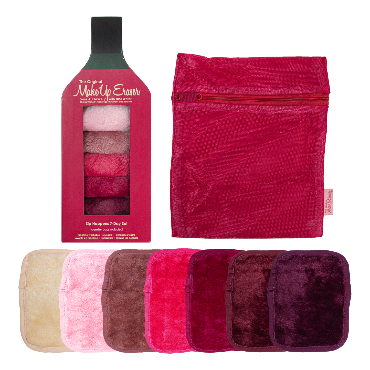 Sip Happens 7-Day MakeUp Eraser Set