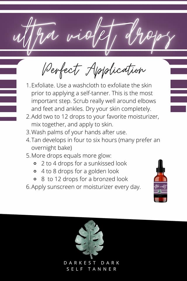 Ultra Violet Tanning Drops