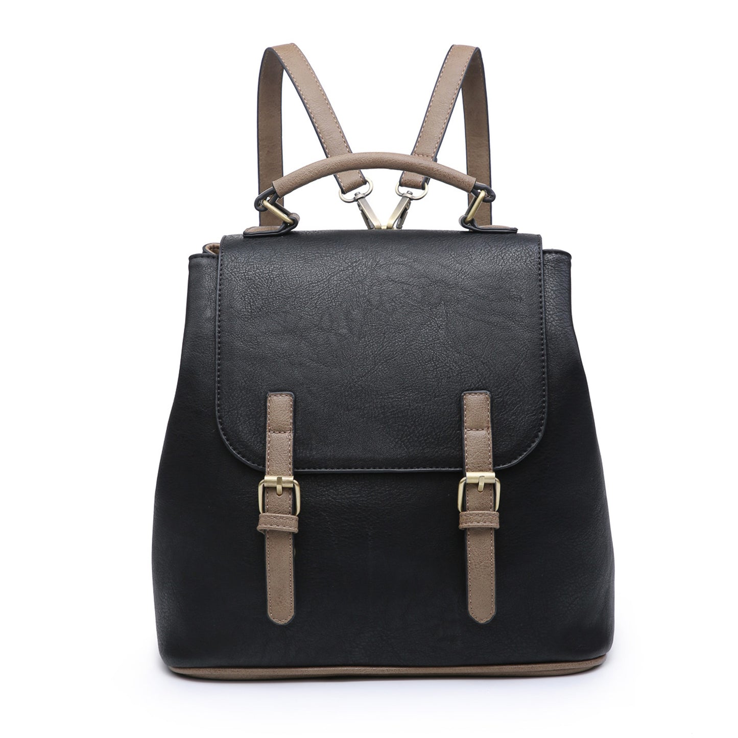 Buckle Strap Backpack