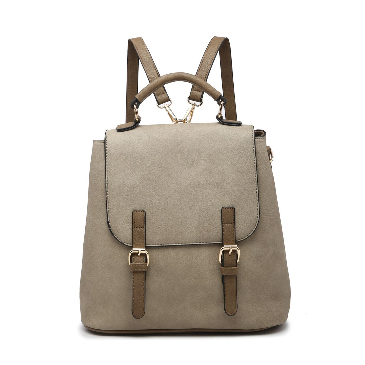 Buckle Strap Backpack