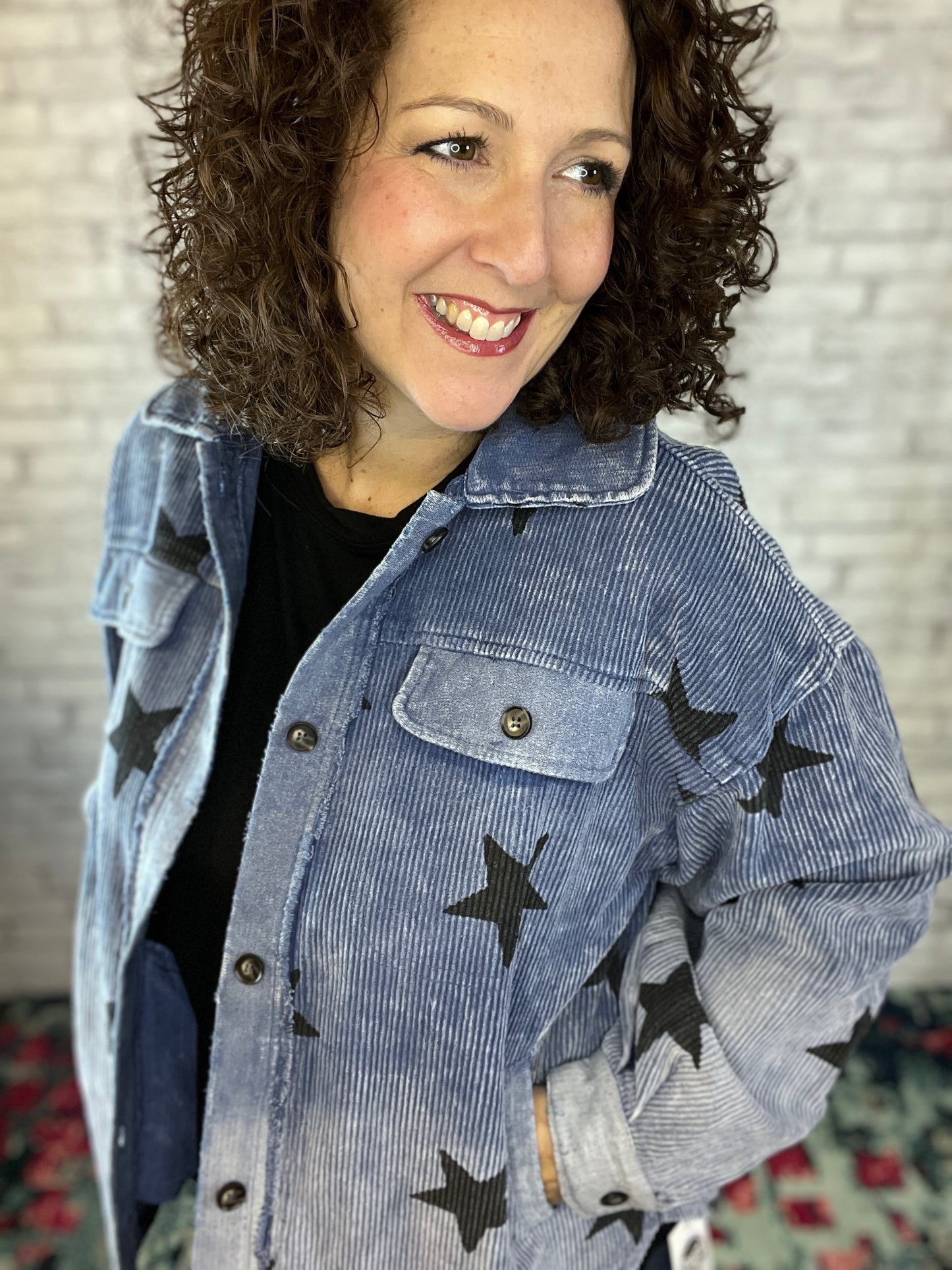 Vintage Star Corduroy Shacket