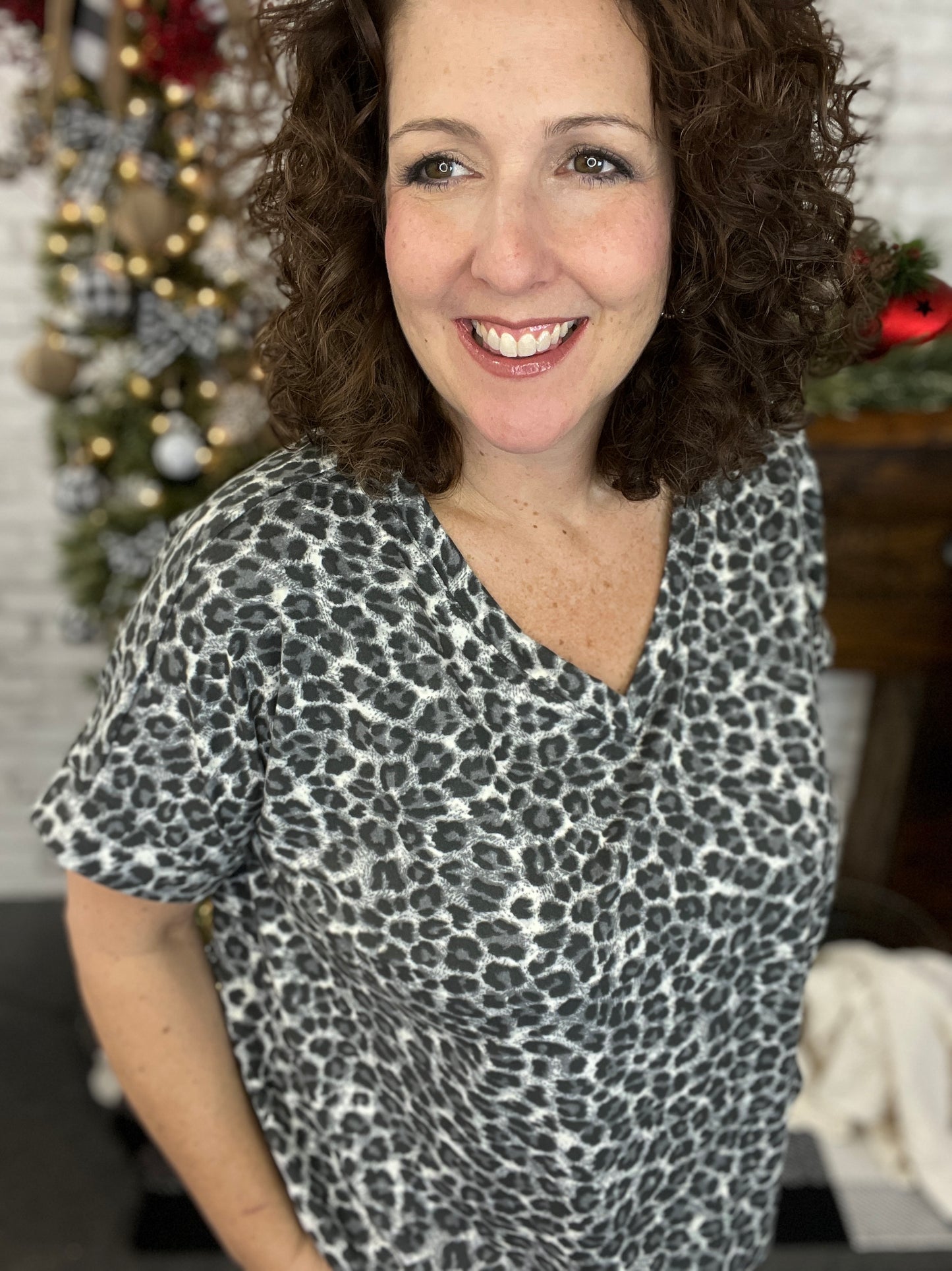 Leopard Top and Short Set