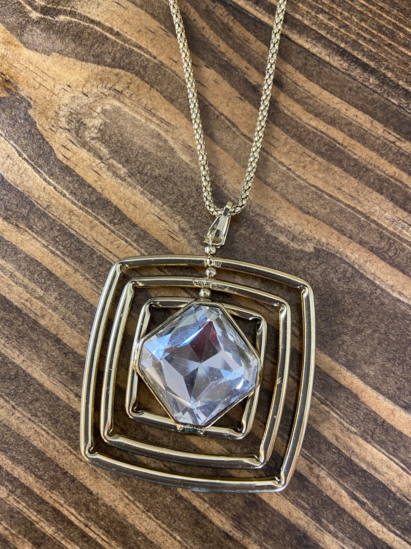 Square Pendant Necklace