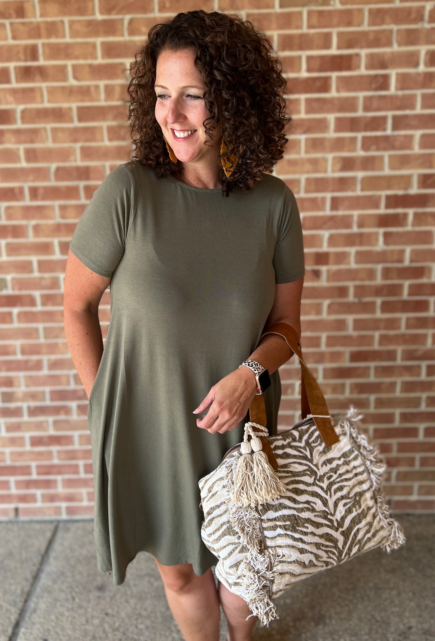 Round Neck T-Shirt Dress