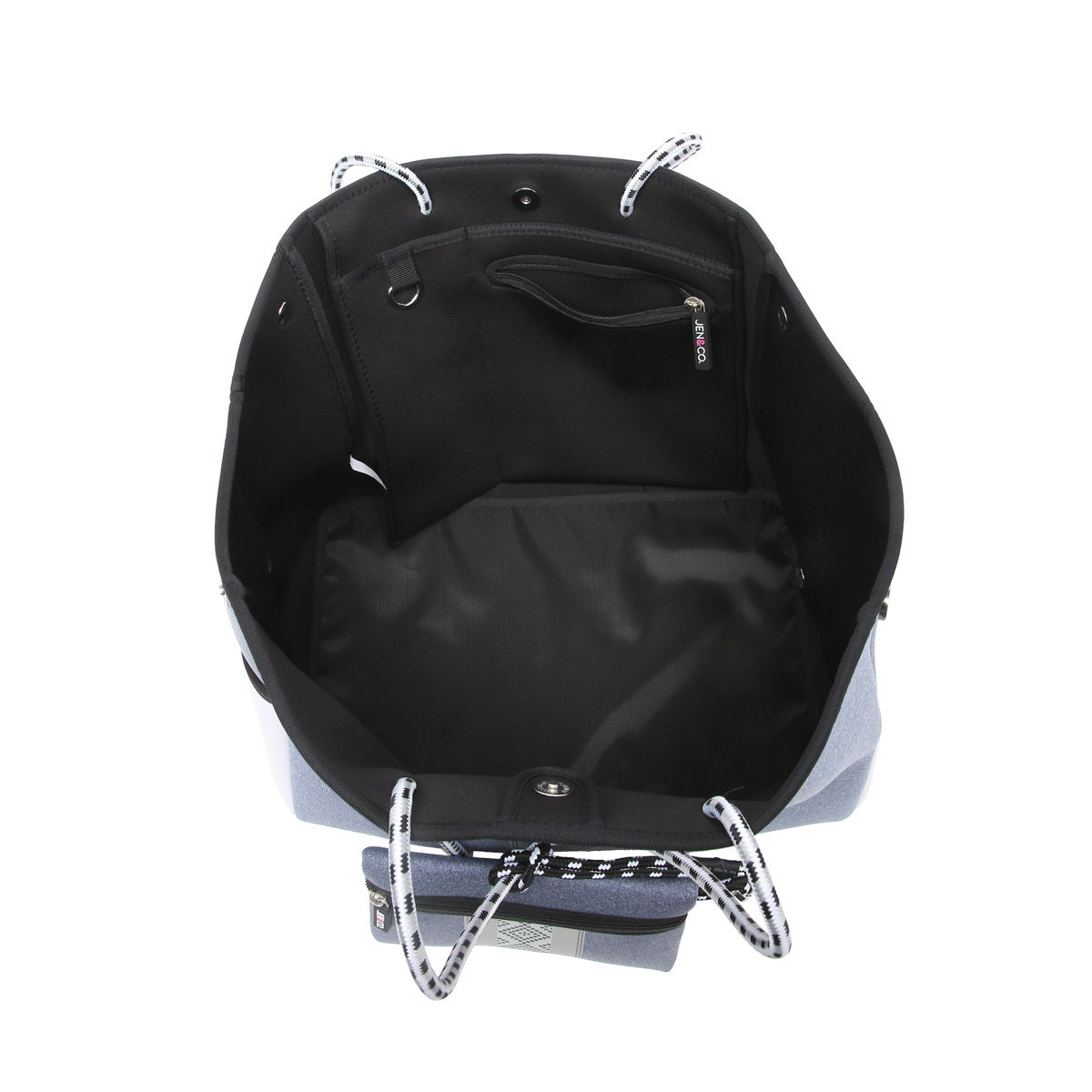 Bomb Striped Neoprene Bag with Pouch