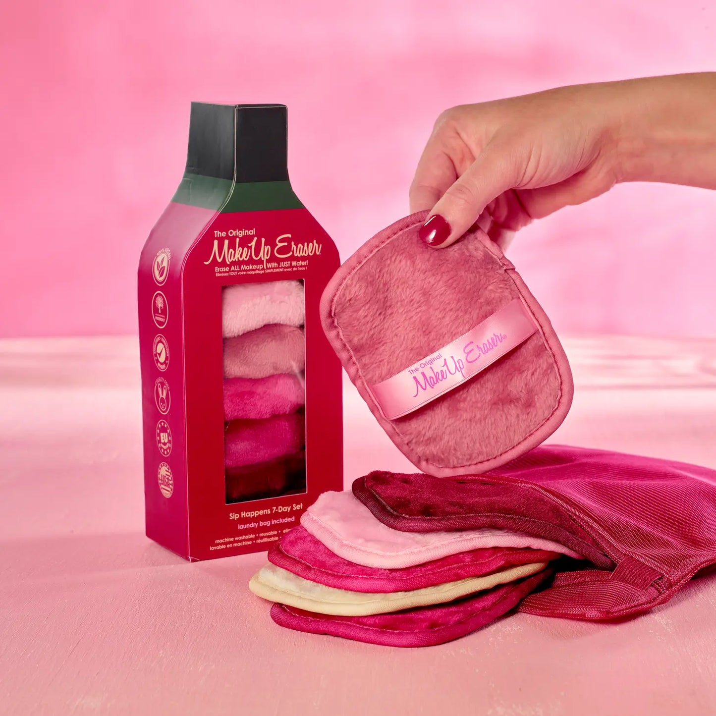 Sip Happens 7-Day MakeUp Eraser Set