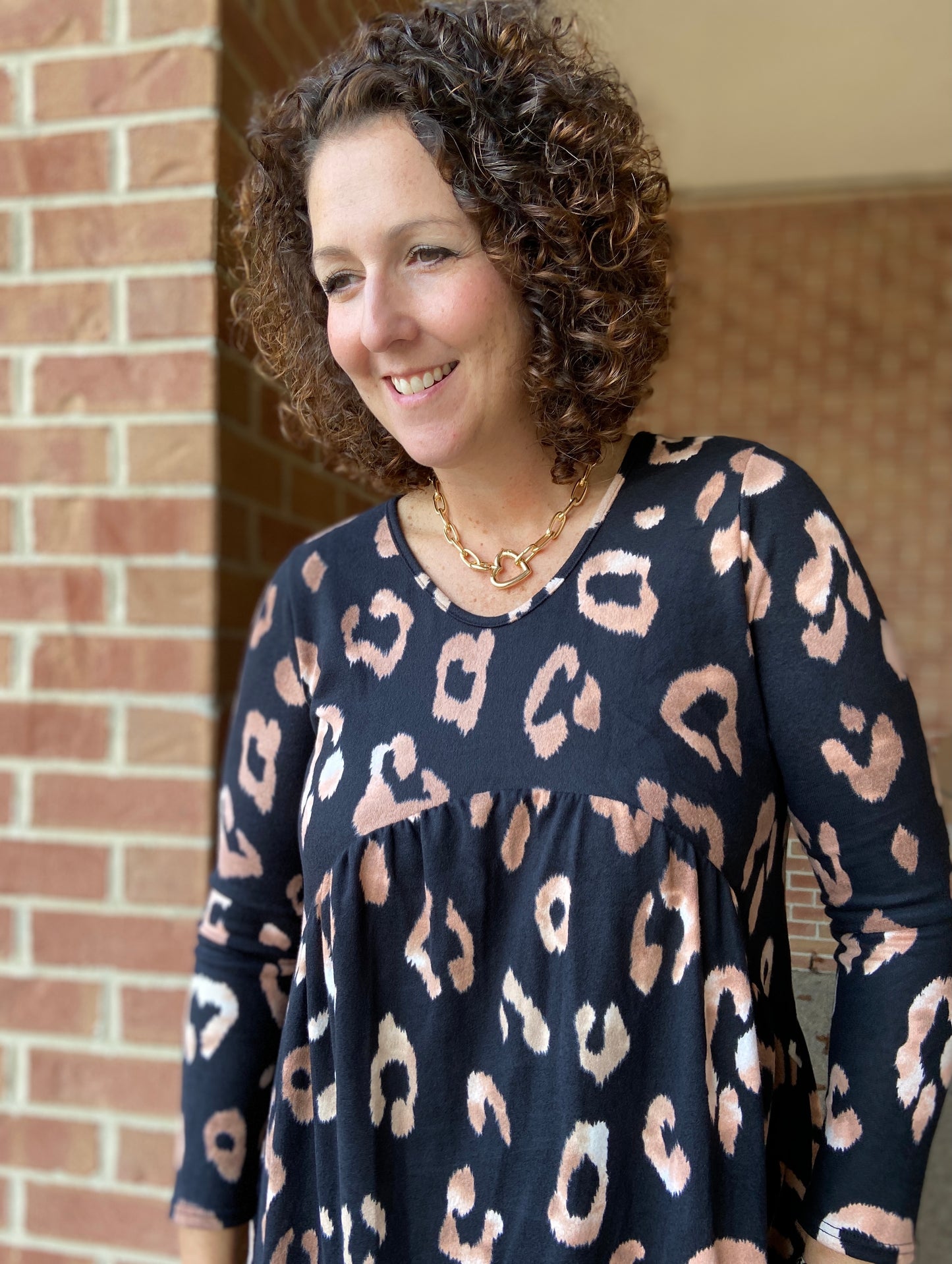 Dark & Soft Animal Babydoll Dress