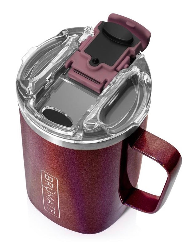 BruMate Toddy 16oz - GLITTER MERLOT