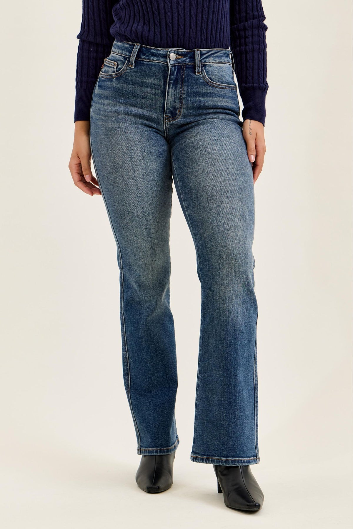 JUDY BLUE  'Daisy' Dusk Rider Indigo Bootcut Jeans