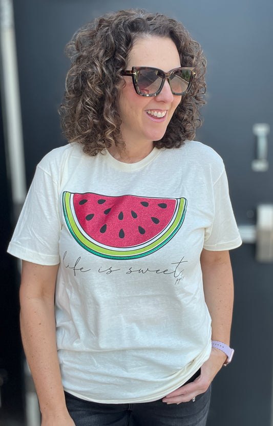 LIFE IS SWEET Graphic Tee