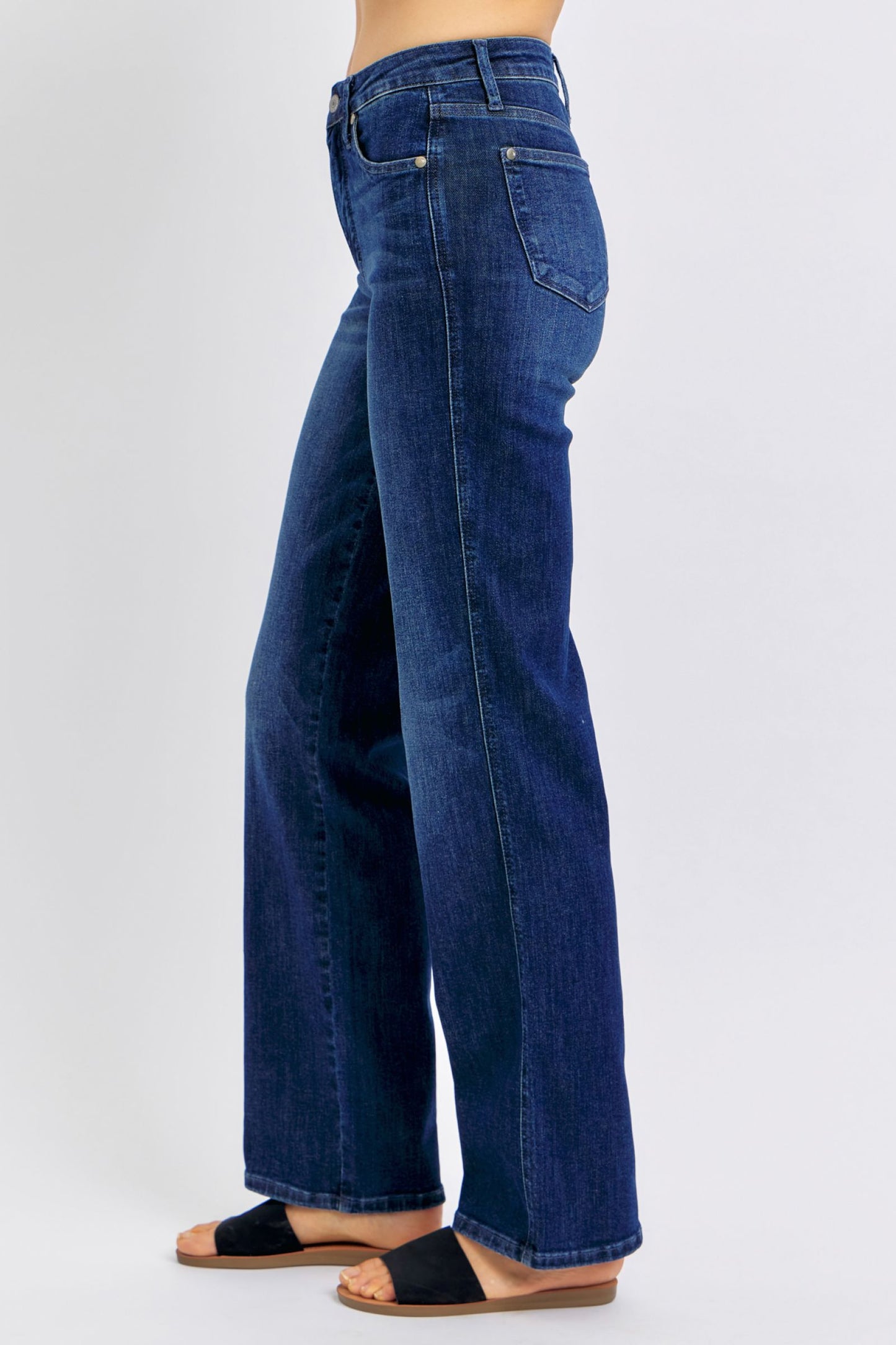 JUDY BLUE Tummy Control Classic Straight Jeans