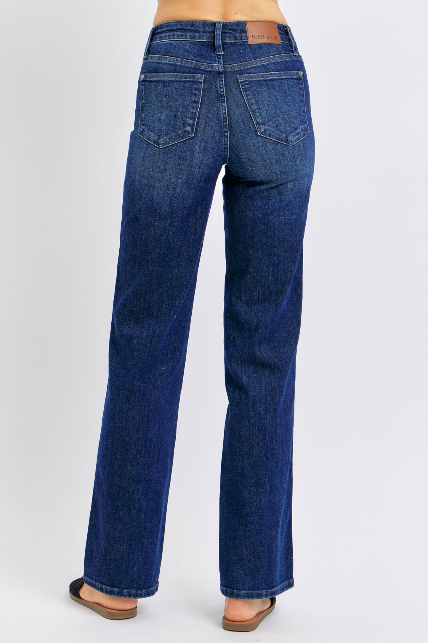 JUDY BLUE Tummy Control Classic Straight Jeans