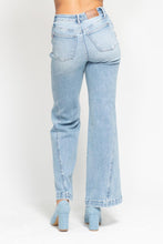 Load image into Gallery viewer, JUDY BLUE Side Seam Wide Leg Jeans