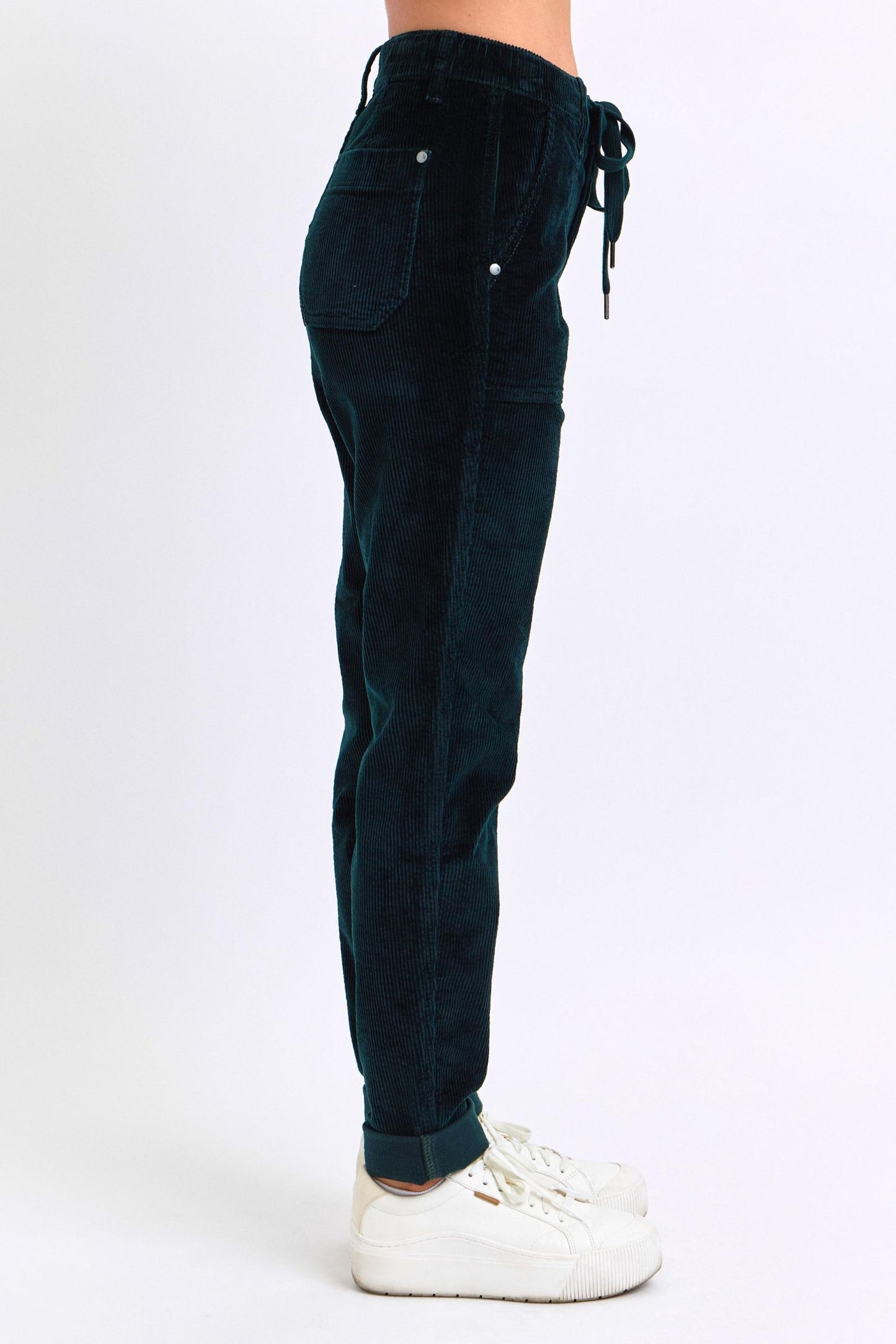 JUDY BLUE Emerald Corduroy Joggers