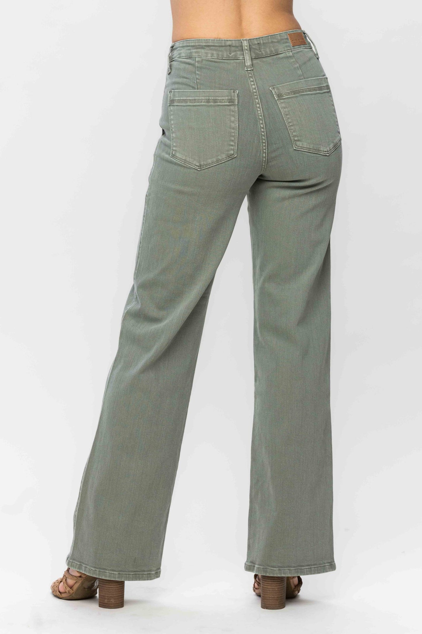 JUDY BLUE Sage Front Seam Straight Leg Jeans