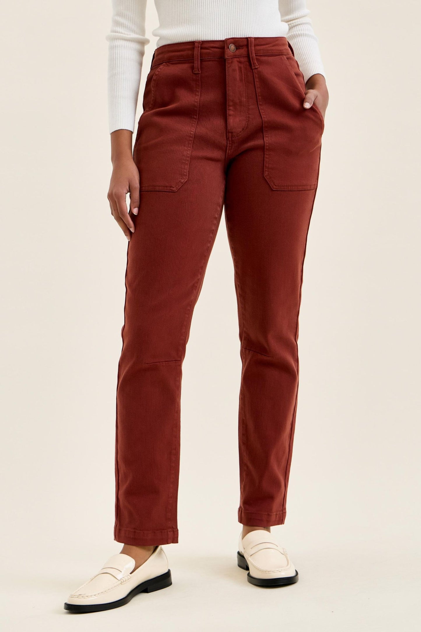 Judy Blue 'Pumpkin Spice' Aurora Weekender Jeans