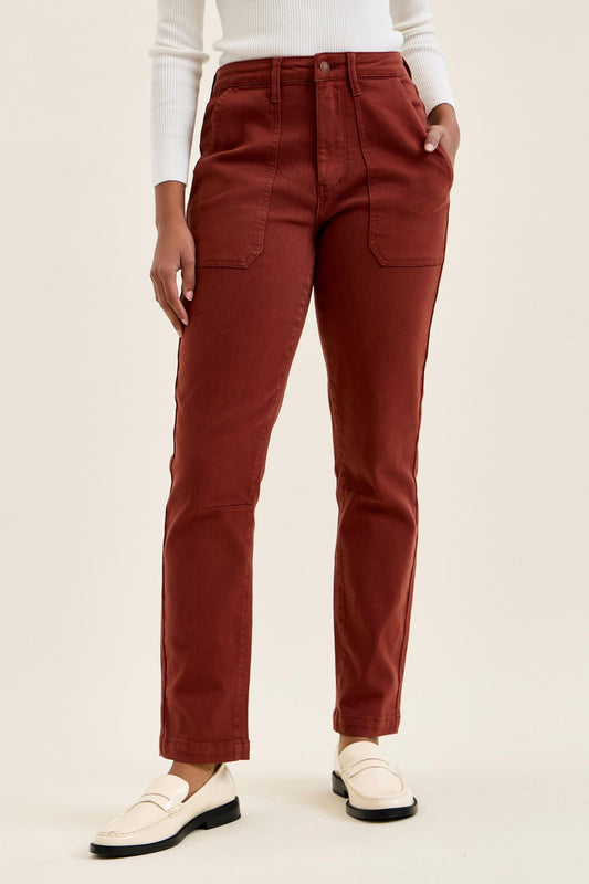 Judy Blue 'Pumpkin Spice' Aurora Weekender Jeans
