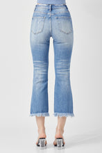 Load image into Gallery viewer, RISEN High Rise Crop Flare Jeans