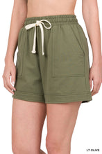 Load image into Gallery viewer, French Terry Drawstring Shorts