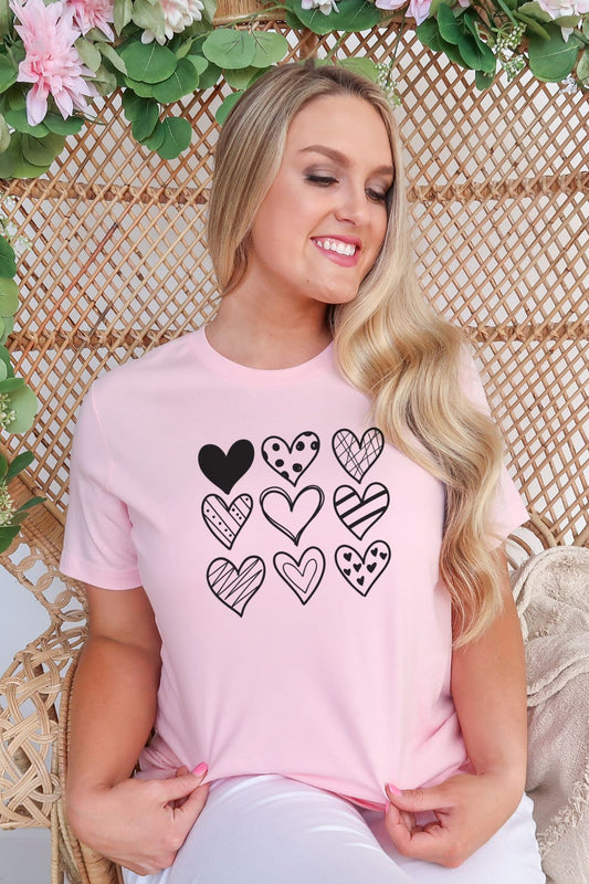 NINE HEARTS Graphic Tee