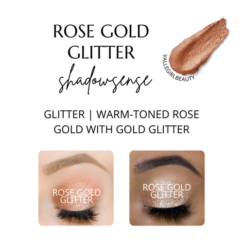 ShadowSense Eyeshadow - ROSE GOLD GLITTER