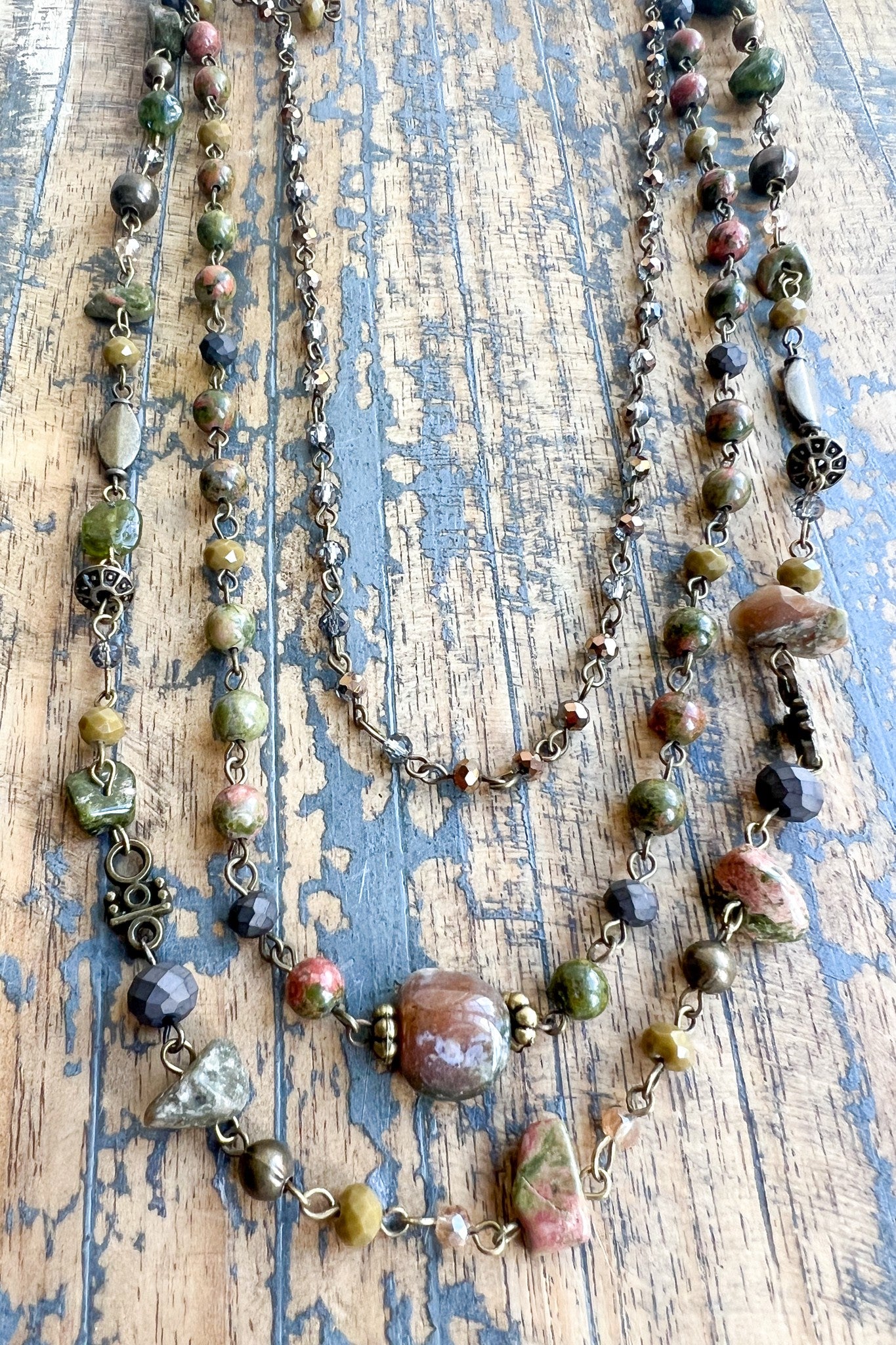 5-Way Earthy Bead Necklace