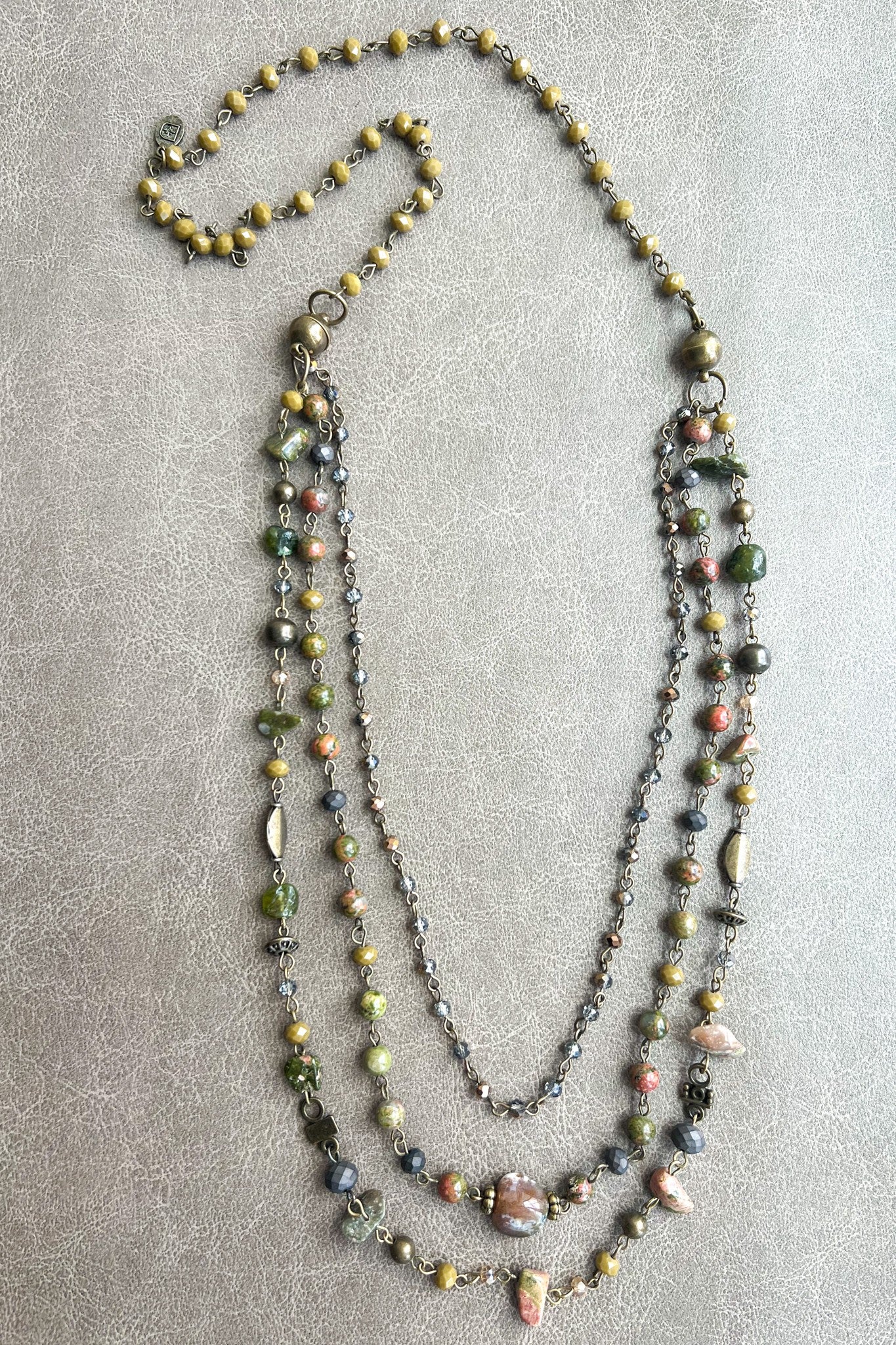 5-Way Earthy Bead Necklace