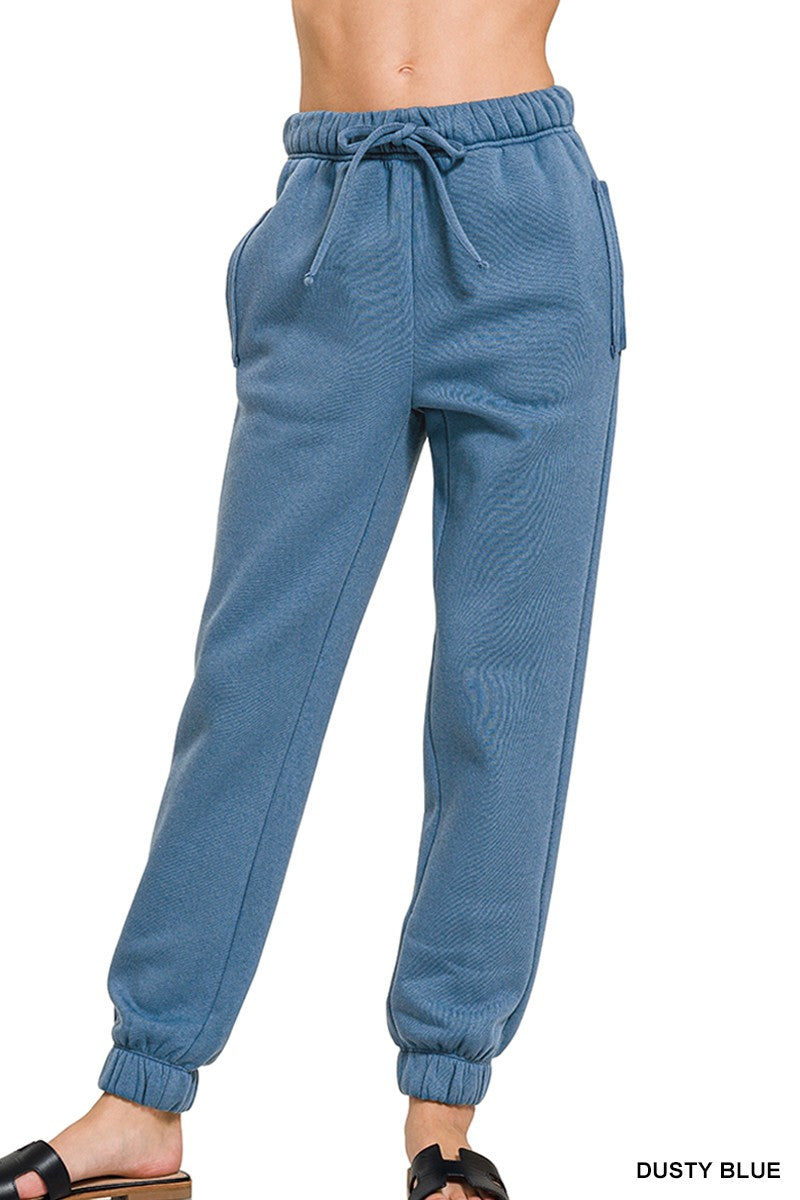 Fleece Joggers with Pockets