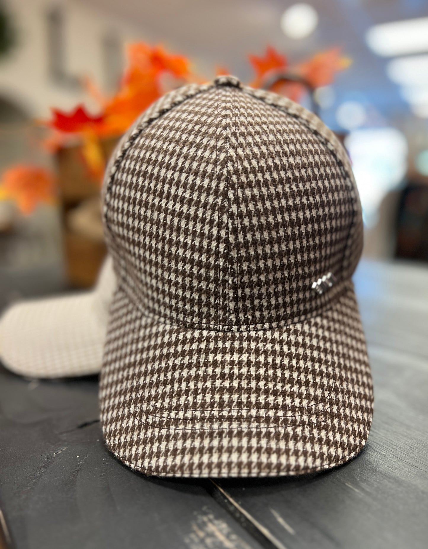 Houndstooth Cap