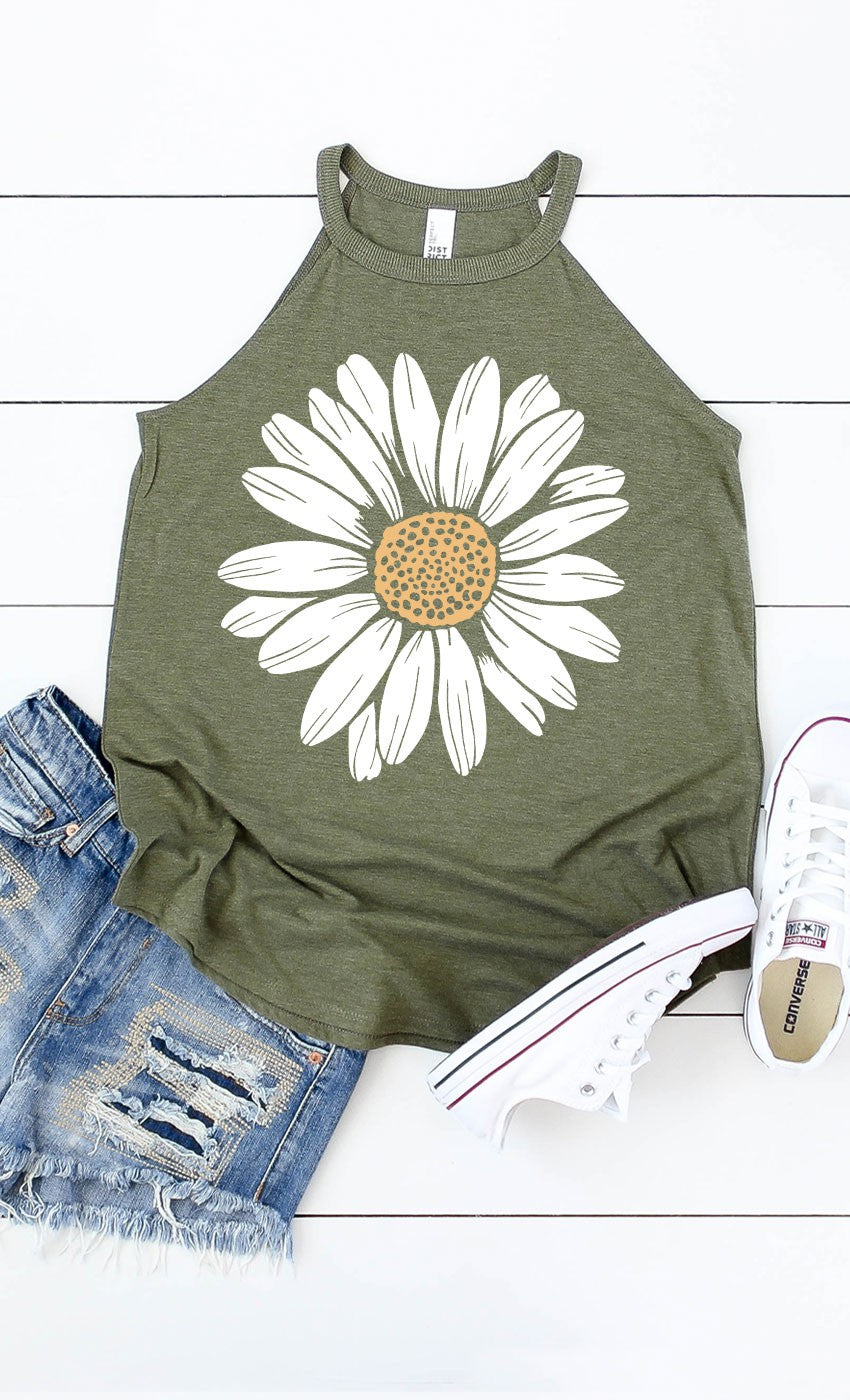 BOLD DAISY Graphic Tank Top