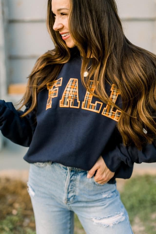 PLAID FALL Sweatshirt