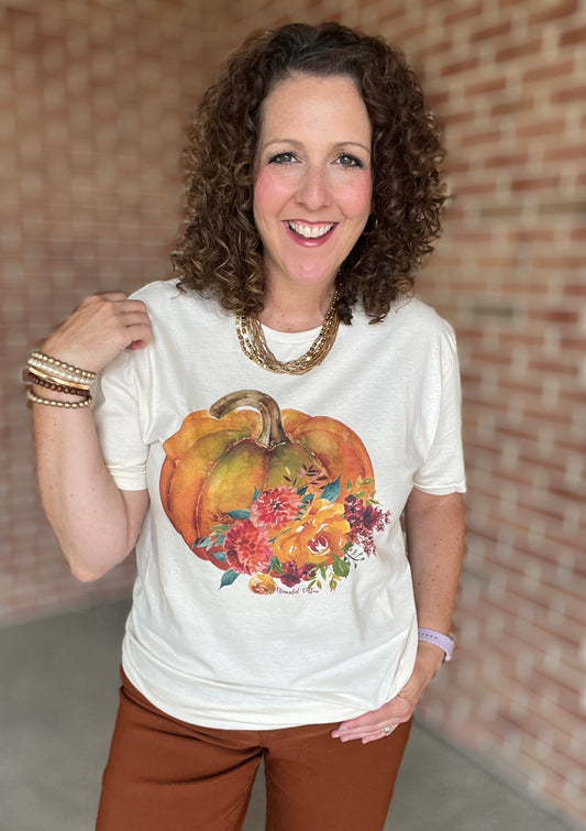 WATERCOLOR PUMPKIN Graphic Tee